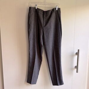 Zara Blue Gray Tweed Women’s Ankle Length Trousers  Size 8